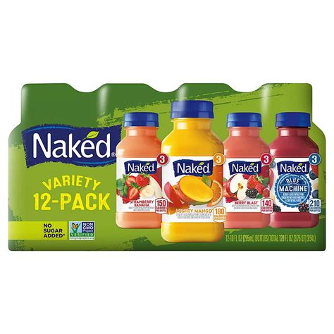 naked juice at costco|Naked Juice Smoothie Variety Pack, 12 × 296 mL